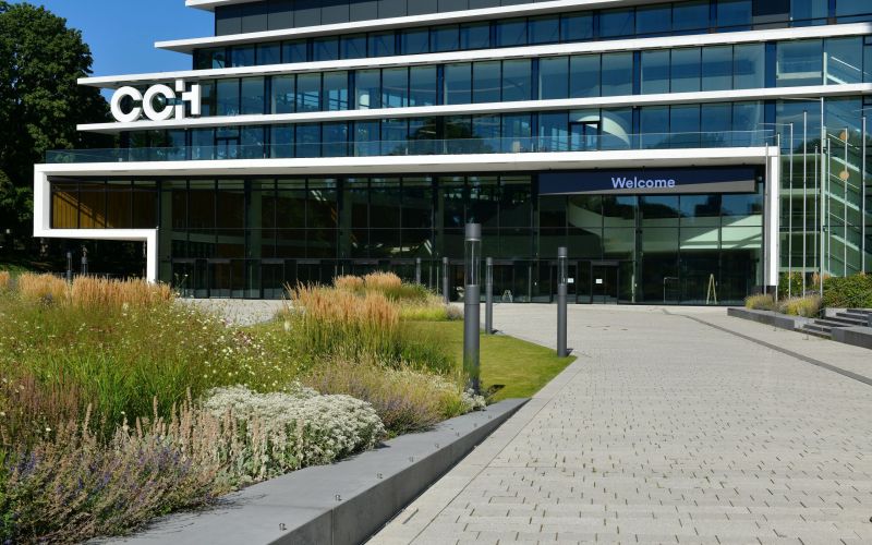 Außenansicht des CCH – Congress Center Hamburg / Exterior view of the CCH – Congress Center Hamburg